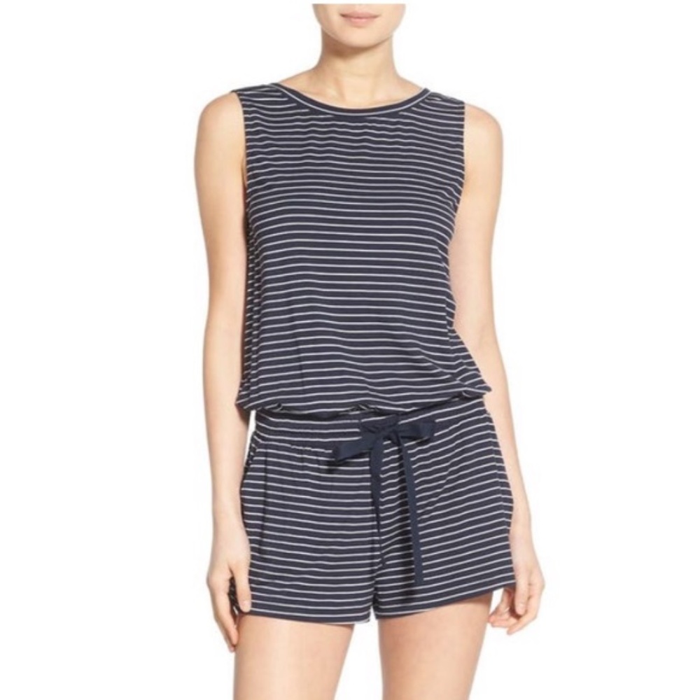 Nordstrom (Stem) Striped Romper - Small